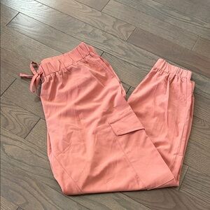 Soho Apparel Coral Pink Track Joggers, Like New, Size M